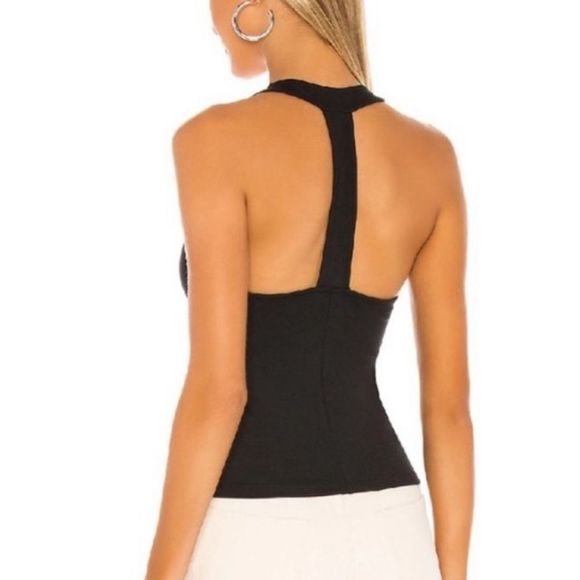 NWT Free People Hang Out Henley Racer Back Tank Top - Picture 8 of 10